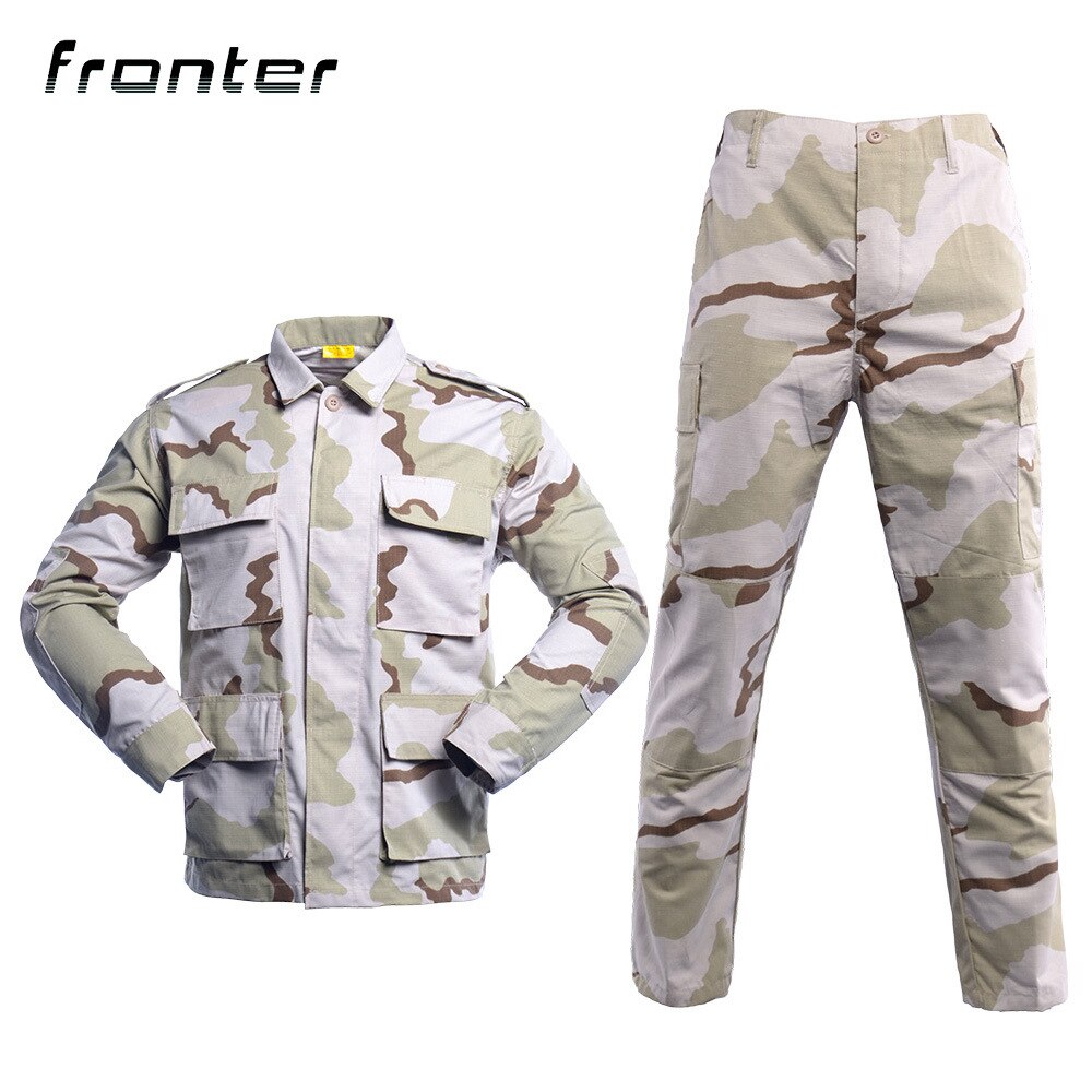 14 color military tactical uniform camouflage training shirt commando uniform military uniform male jacket soldier uniform