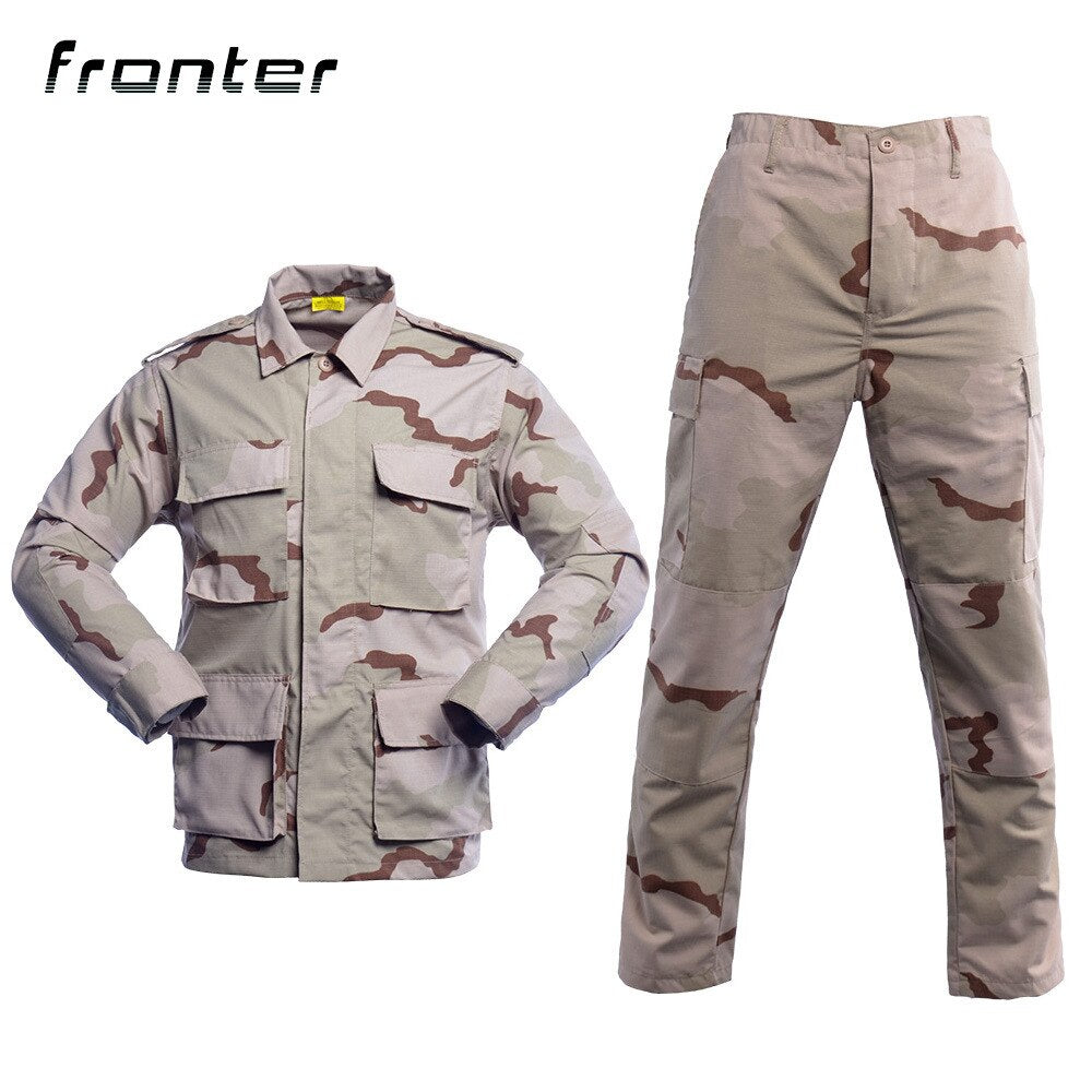 14 color military tactical uniform camouflage training shirt commando uniform military uniform male jacket soldier uniform