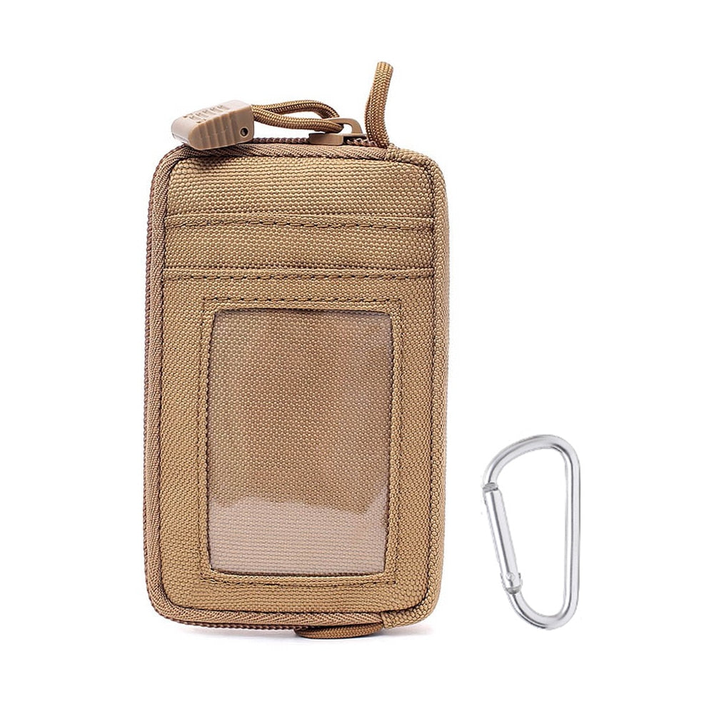 1000D Tactical Wallet Pocket Military Accessory Bag Portable Mini Money Coin Pouch Keys Holder Waist Bag for Hunting Camping