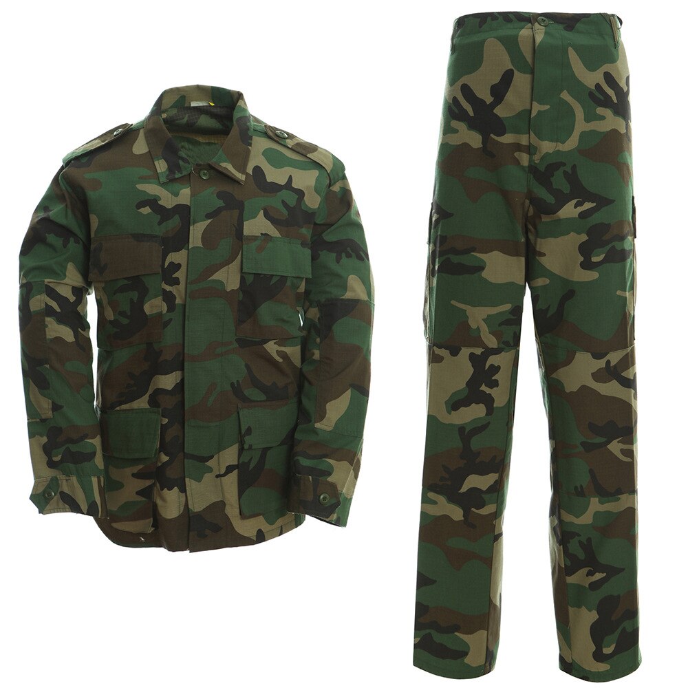 14 color military tactical uniform camouflage training shirt commando uniform military uniform male jacket soldier uniform