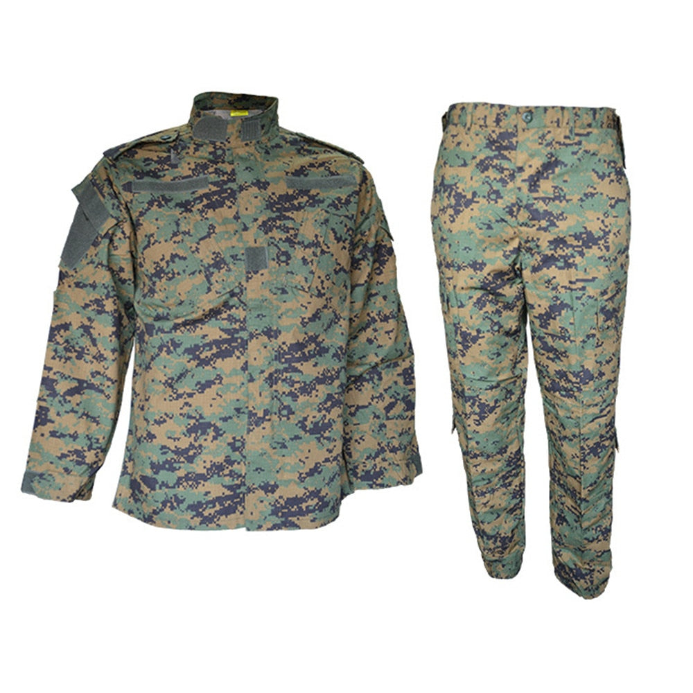 14 color military tactical uniform camouflage training shirt commando uniform military uniform male jacket soldier uniform