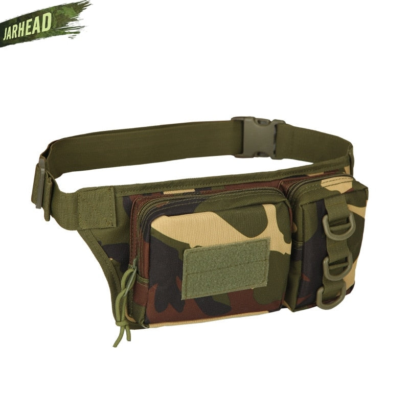 Tactical Waterproof Men Waist Pack Hiking nylon Waist Bag Outdoor Army Military Hunting Sports Climbing Camping Waist Pockets