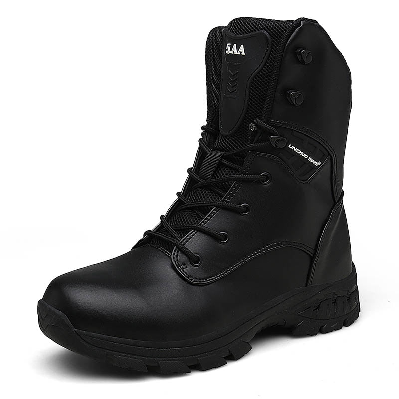 High Top Tactical Boots Men Shoes Waterproof Hiking Shoes Outdoor Hunting Boots Mountain Shoes Man Desert Combat Military Boots