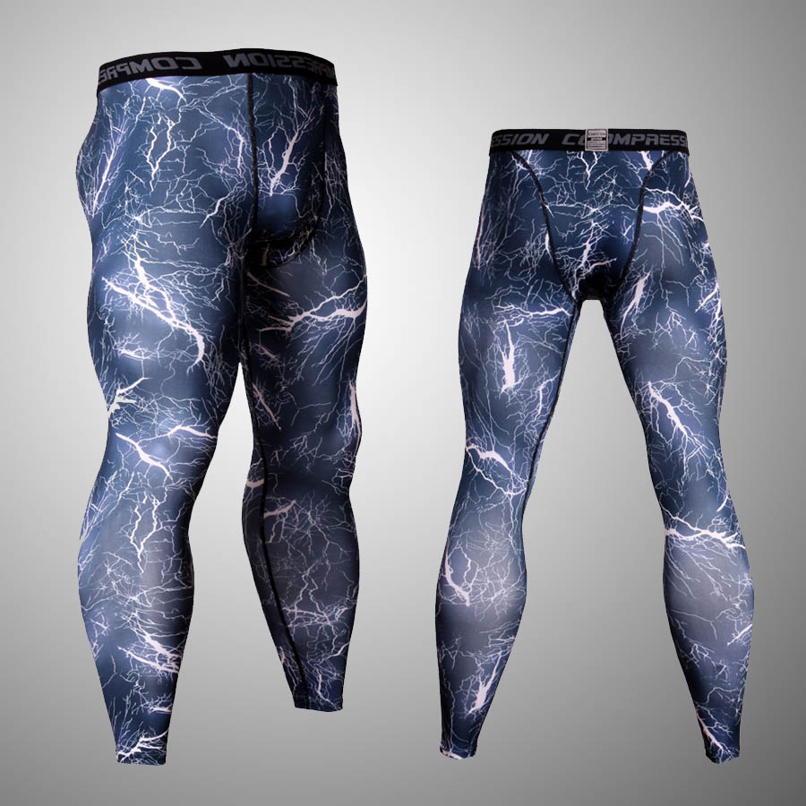 Men's Fitness Running Tights Gym training pants Camouflage Tracksuit Compression pants Jogging clothing leggings rashgard men