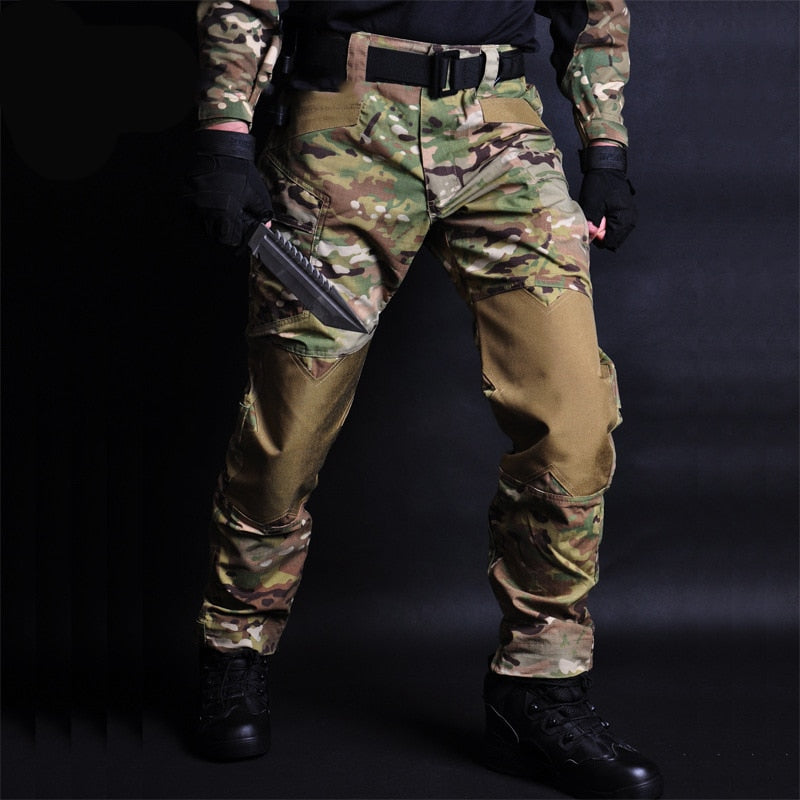 MEGE Men Jogger Tactical Pants Camouflage Military Cargo Sweatpants Loose Camo Casual Trousers Joggers pantalones tacticos XXXL