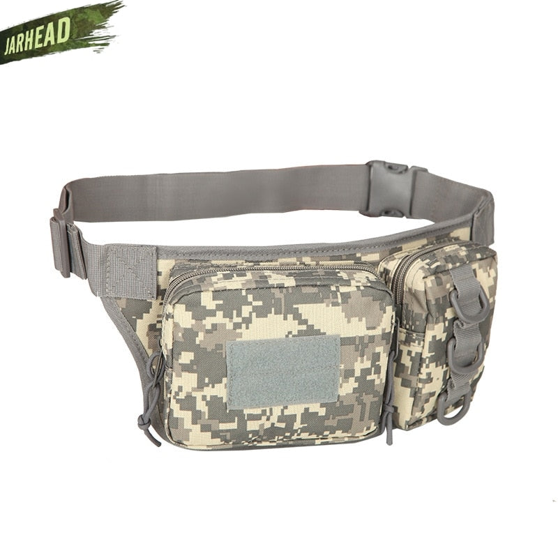 Tactical Waterproof Men Waist Pack Hiking nylon Waist Bag Outdoor Army Military Hunting Sports Climbing Camping Waist Pockets