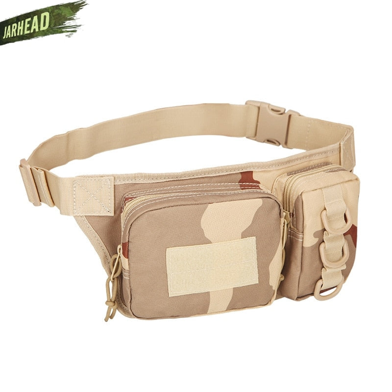 Tactical Waterproof Men Waist Pack Hiking nylon Waist Bag Outdoor Army Military Hunting Sports Climbing Camping Waist Pockets