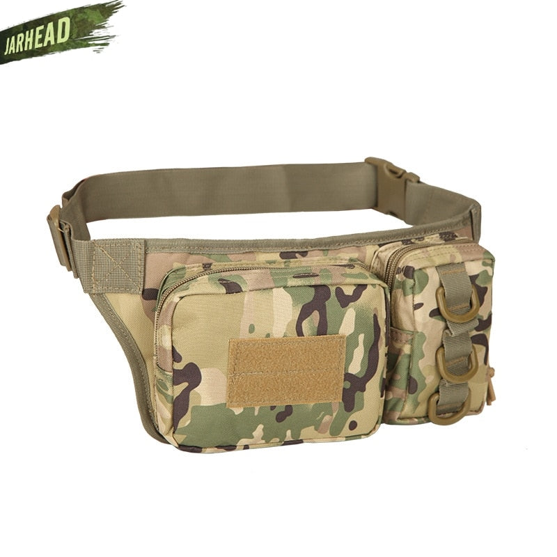 Tactical Waterproof Men Waist Pack Hiking nylon Waist Bag Outdoor Army Military Hunting Sports Climbing Camping Waist Pockets