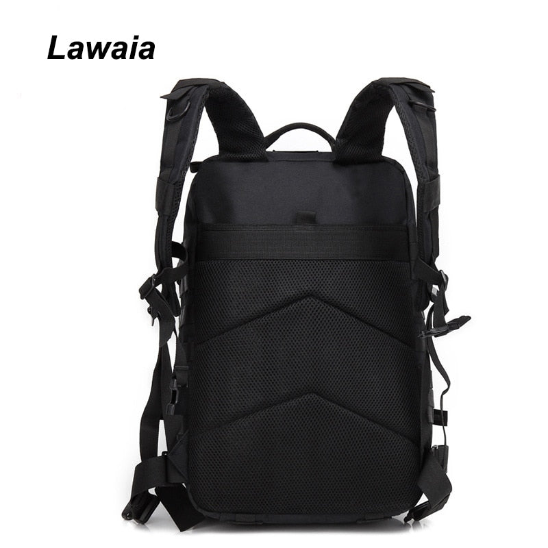 Lawaia Military Rucksacks 45L Large Capacity Man Army Tactical Backpacks Outdoor Pack for Trekking Camping Hunting Bag