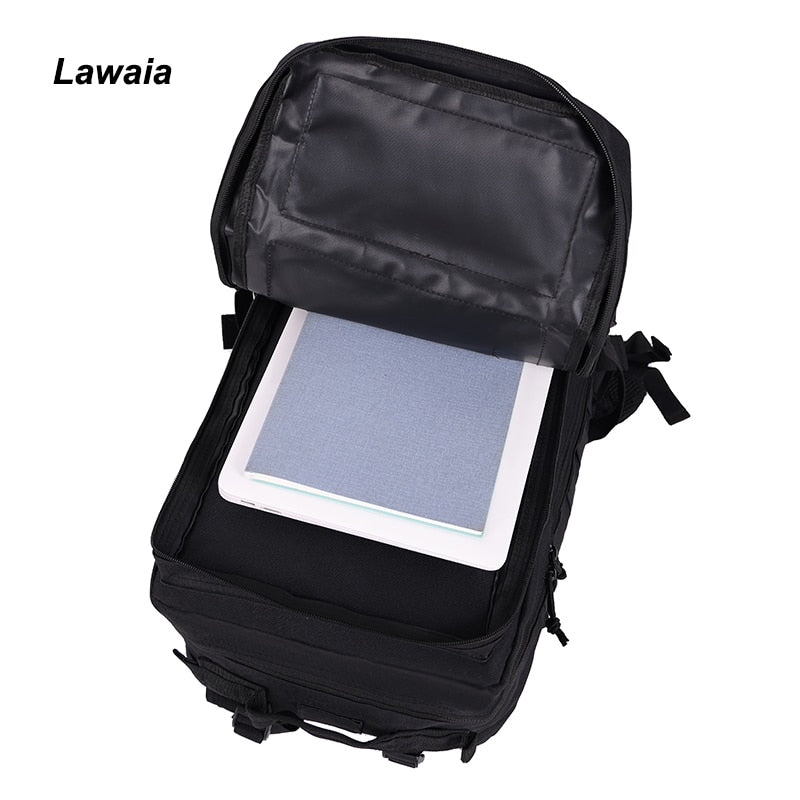 Lawaia Military Rucksacks 45L Large Capacity Man Army Tactical Backpacks Outdoor Pack for Trekking Camping Hunting Bag