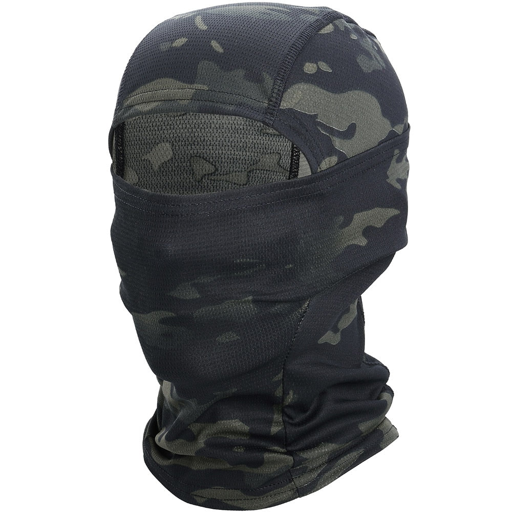 Multicam Balaclava Camouflage Tactical Paintball Wargame Military Airsoft Army Quick-Dry Helmet Liner Full Face Cap Men Women