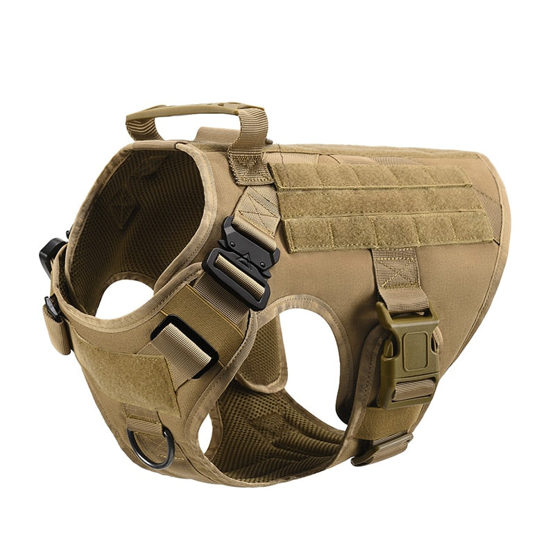 No Pull Harness For Large Dogs Military Tactical Dog Harness Vest German Shepherd Doberman Labrador Service Dog Training Product