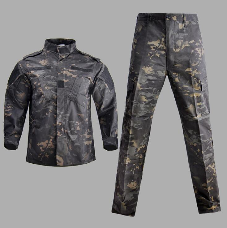 Men Clothing Combat Military Uniform Windproof Tactical Clothing Camouflage Army Suits Militar Hunting Suit Safari Coat+Pant Set