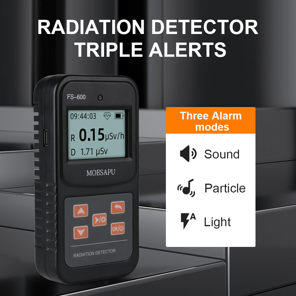 Bosean Geiger counter Nuclear Radiation Detector X-ray Beta Gamma Detector Geiger Radioactivity detector for Hospital