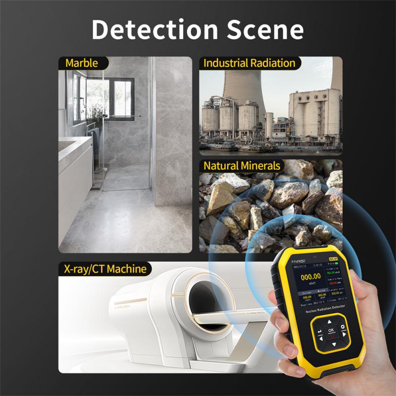 FNIRSI GC-01 Geiger Counter Nuclear Radiation Personal Dosimeter Detectors X-ray Beta Gamma Detector Radioactive Tester