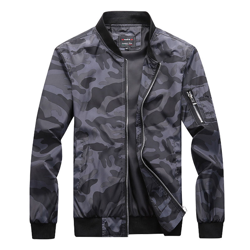 Oversize 7XL Men's Spring Bomber Jacket Men Autumn Camouflage Coat Male Military Windbreaker Man Camo Baseball Jackets Man BM303