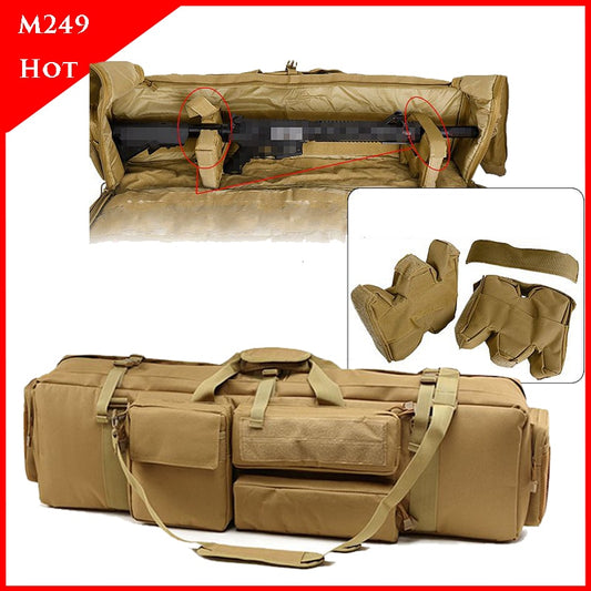 M249 Tactical Backpack Heavy Duty Military Shooting Airsoft Paintball Rifle Bag Gun Case Hunting Bag Rifle Gun Holster