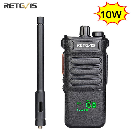 10W Retevis Walkie Talkie Long Range RT86 Walkie-talkies 1/ 2 pcs Two-way radio Powerful Portable Radio Communicator For Hunting