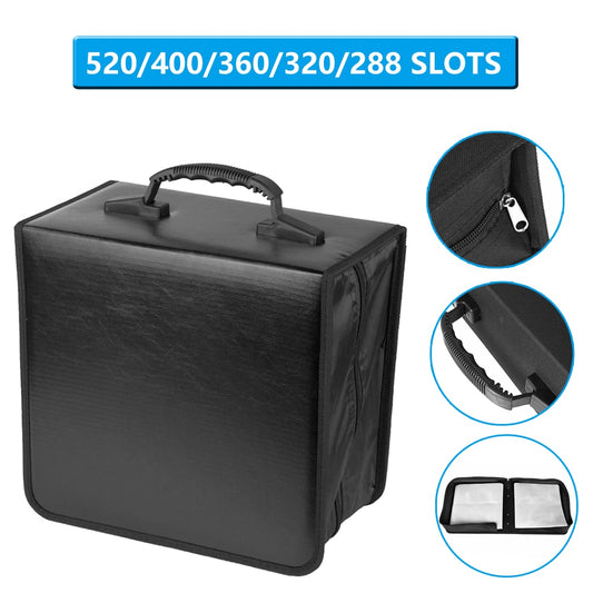 Large Capacity Zipper CD DVD Wallet Holder Bag Album Disc Organizer Storage Case Oxford Cloth CD Bag